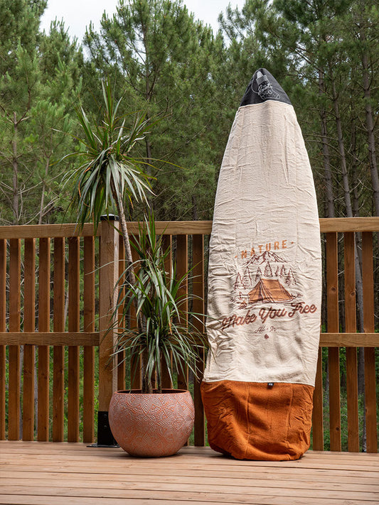 Chaussette de surf 6’0 à 9'0 - NATURE BEIGE