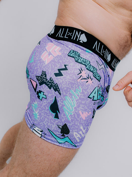 Boxer - Pop 80s Violet L