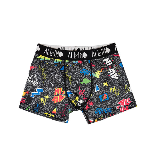 Boxer - Pop 80s Zwart L