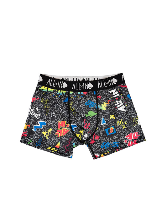 Boxer - Pop 80s Zwart L