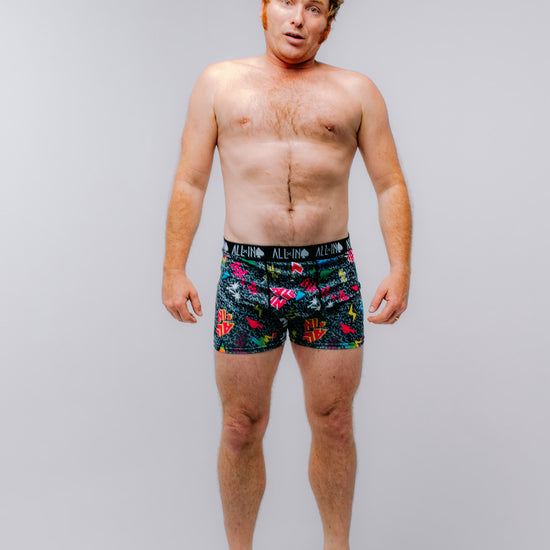 Boxer - Pop 80s Zwart L