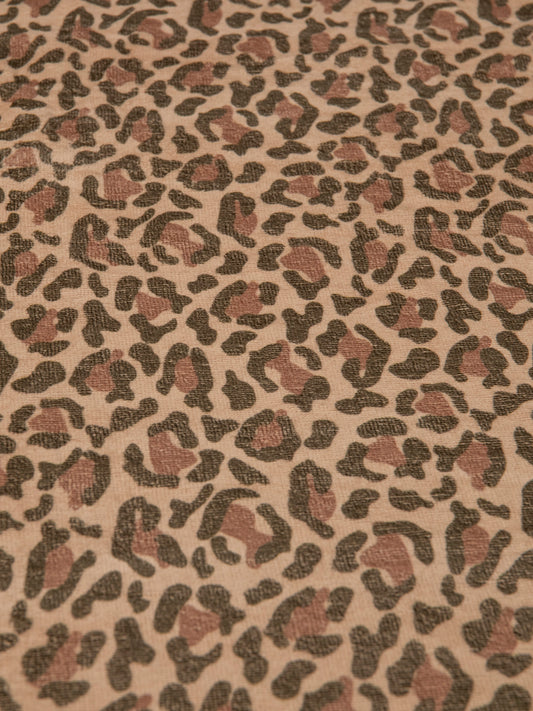 Serviette de plage éponge - LEOPARD BEIGE