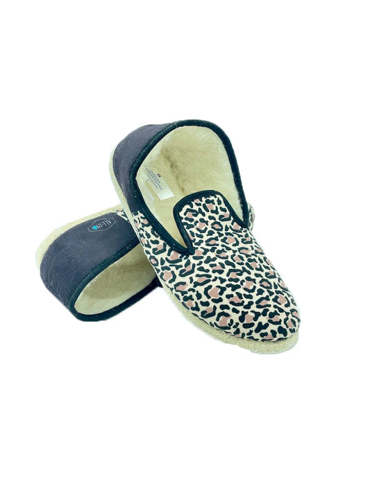 Luipaard Charentaise pantoffels