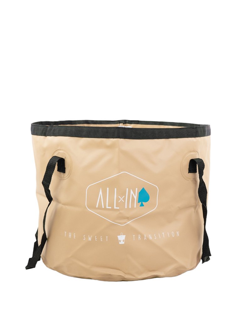 Schoonmaakset : Emmer + Zandborstel - Beige 50L