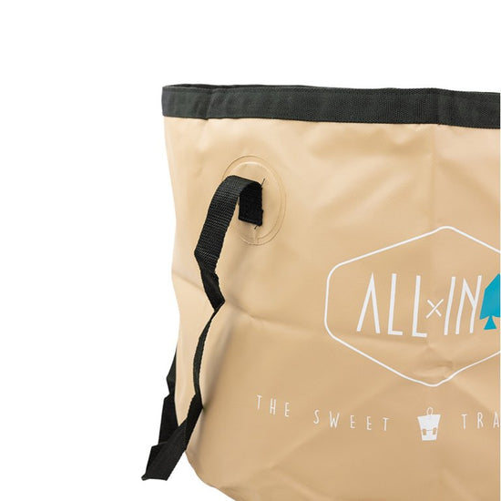 Schoonmaakset : Emmer + Zandborstel - Beige 50L