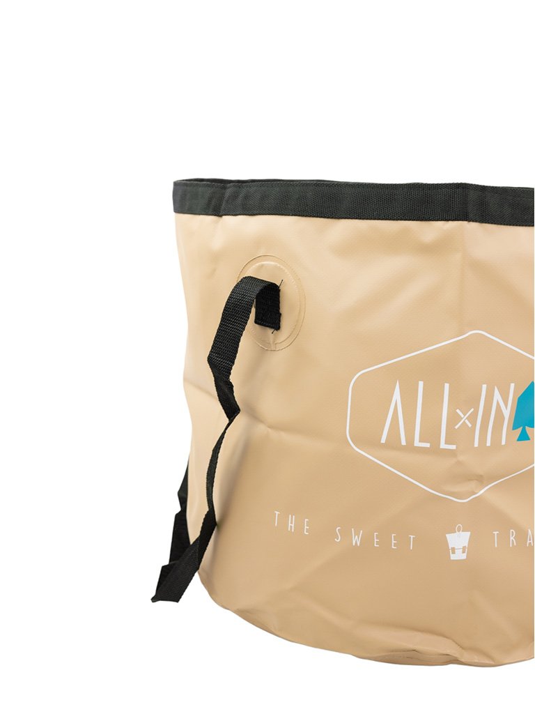 Schoonmaakset : Emmer + Zandborstel - Beige 50L