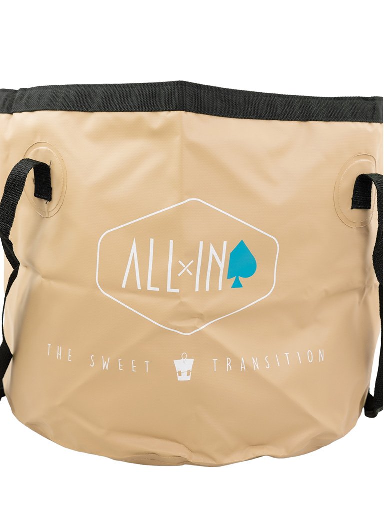Schoonmaakset : Emmer + Zandborstel - Beige 50L