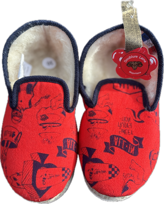 Pantoufles Charentaises enfant, Pirate