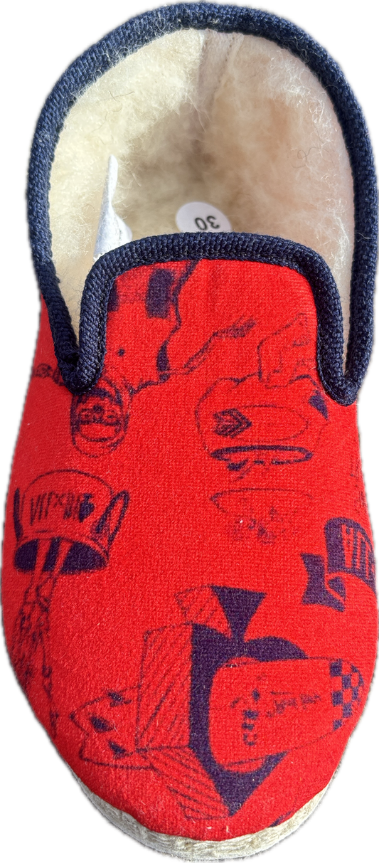 Pantoufles Charentaises enfant, Pirate