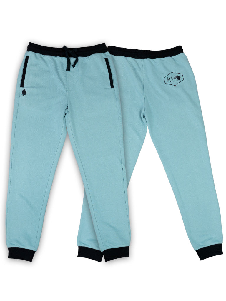 French Terry Jogging - Blue Green L