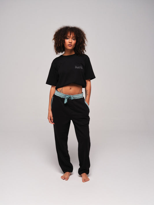 Jogging coton - Noir
