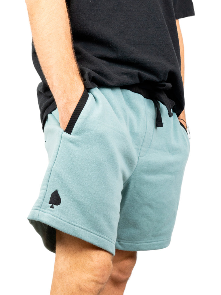French Terry Short - Blue Green L