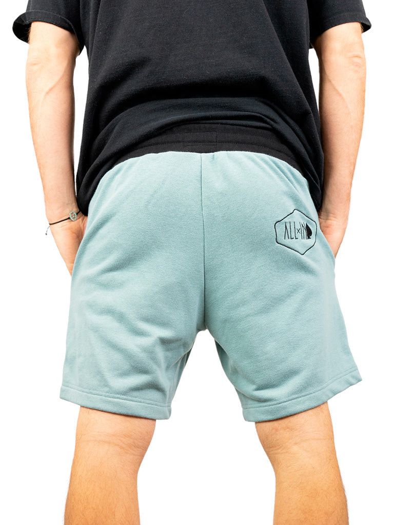 French Terry Short - Blue Green L