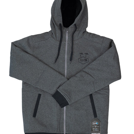 Hoodie Plush - Houtskool L