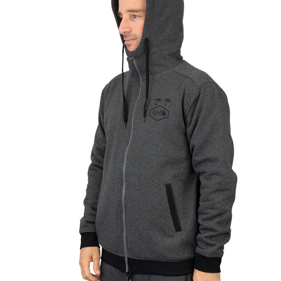 Hoodie Plush - Houtskool L