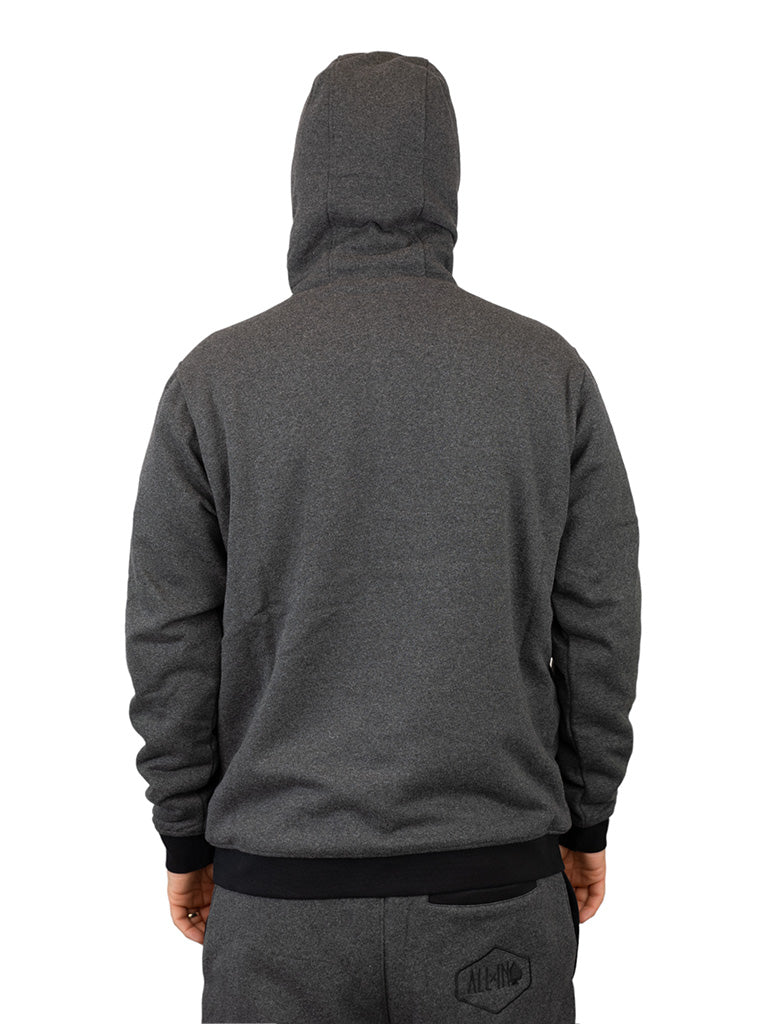 Hoodie Plush - Houtskool L