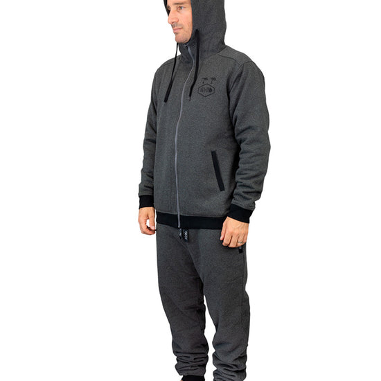 Hoodie Plush - Houtskool L