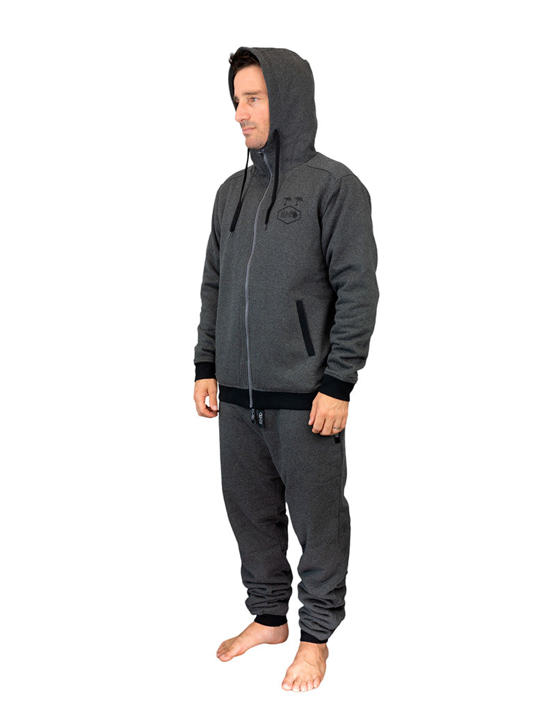 Hoodie Plush - Houtskool L