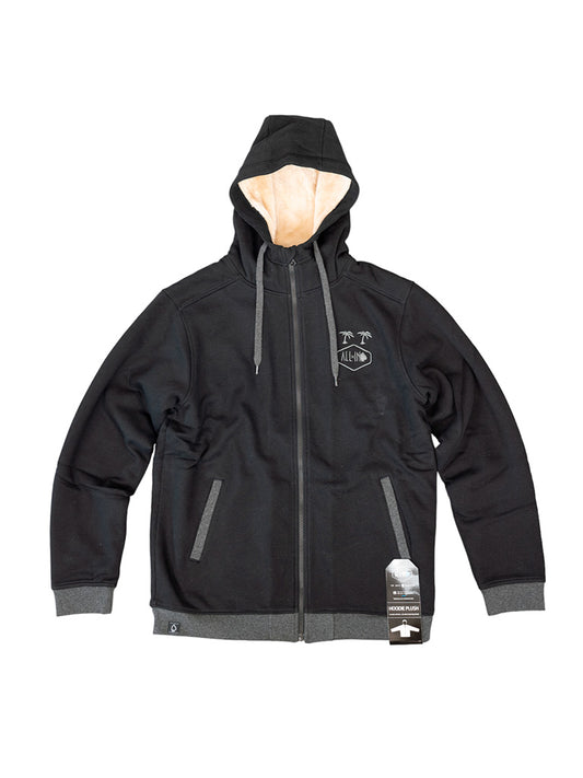 Sudadera con capucha Plush - Negro L