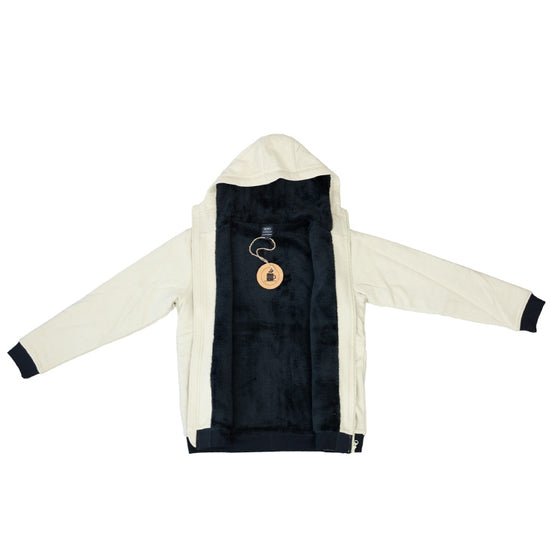 Hoodie Plush - Beige L