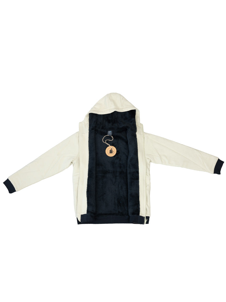 Hoodie Plush - Beige L
