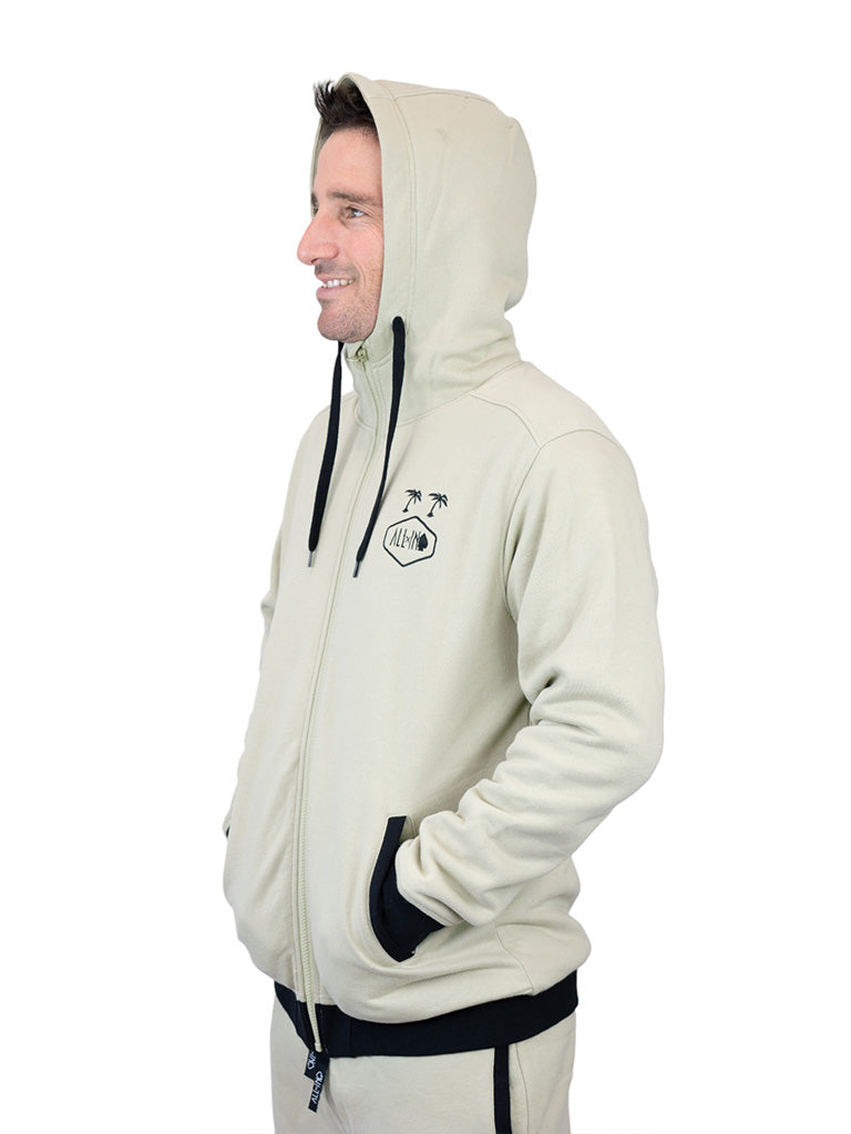 Hoodie Plush - Beige L