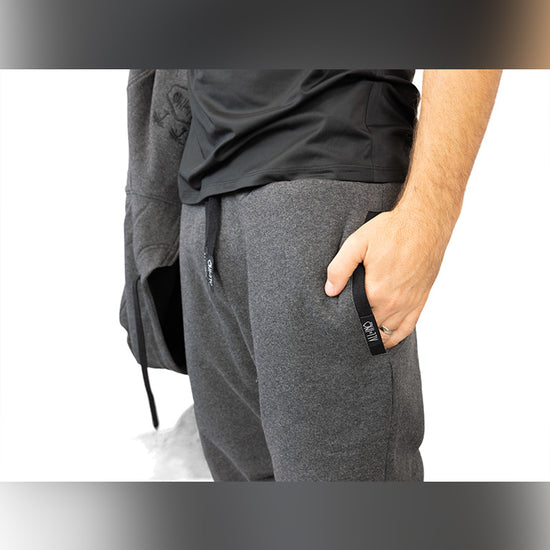 Jogging Pluche - Houtskool L