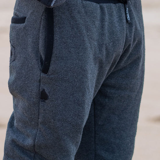 Jogging Pluche - Houtskool L