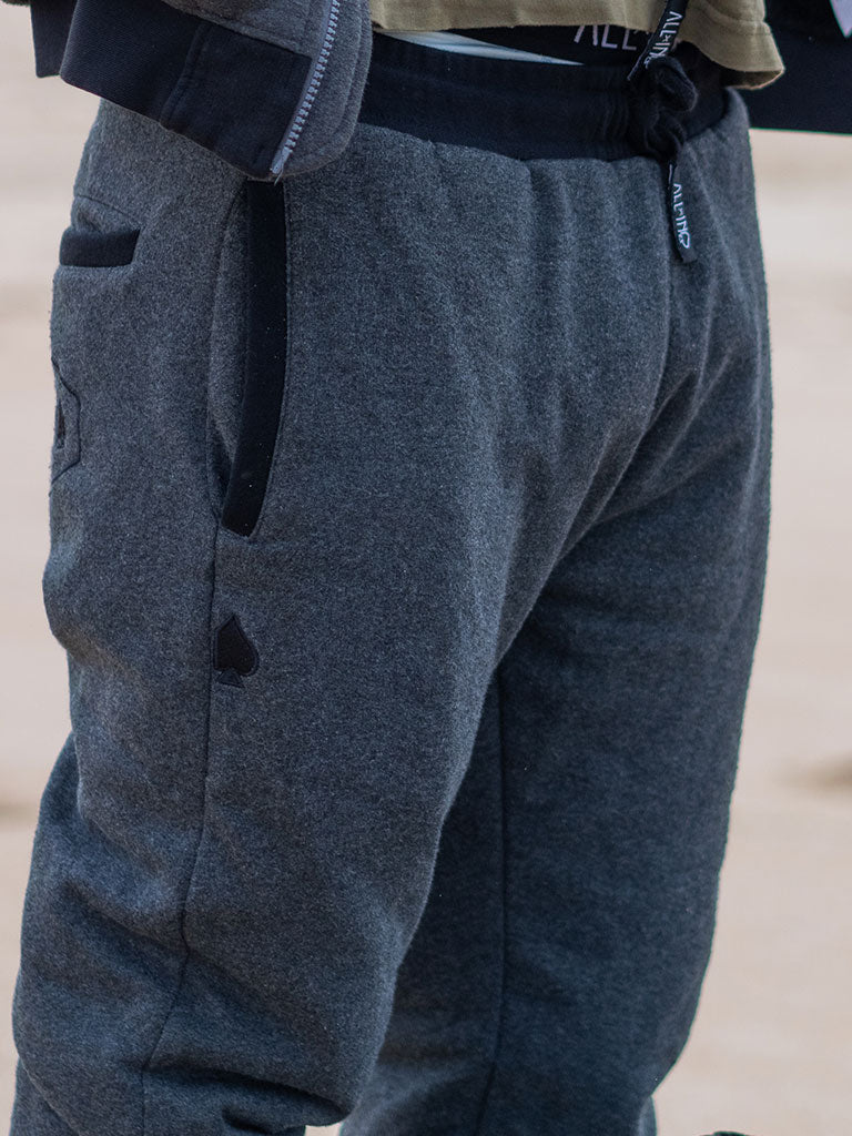Jogging Pluche - Houtskool L