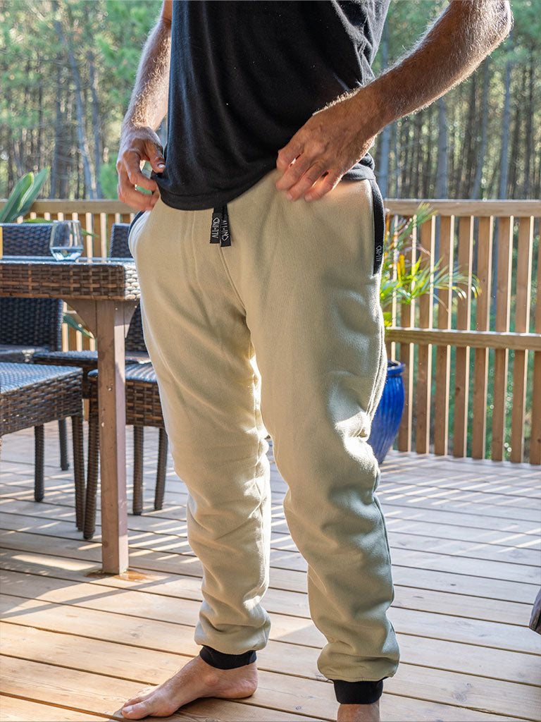 Jogging Pluche - Beige L