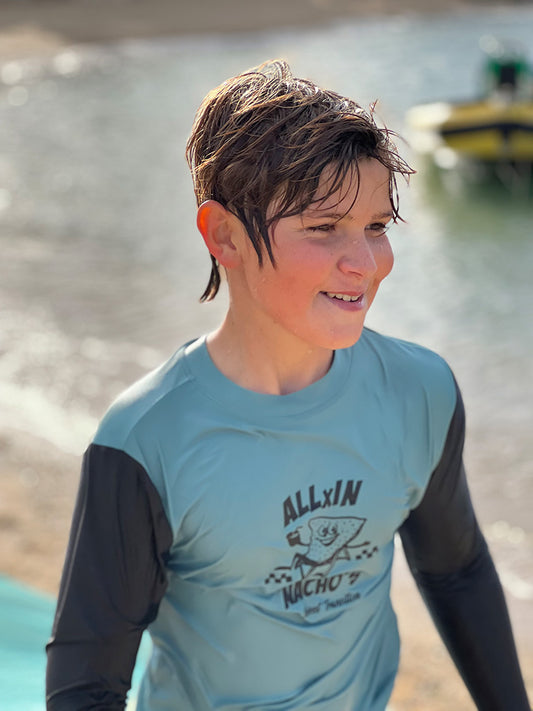 Junior Lycra met lange mouwen - Nachos Black