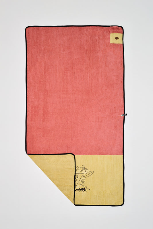 Grande serviette de plage - VISION BROWN