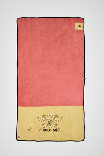 Grande serviette de plage - VISION BROWN