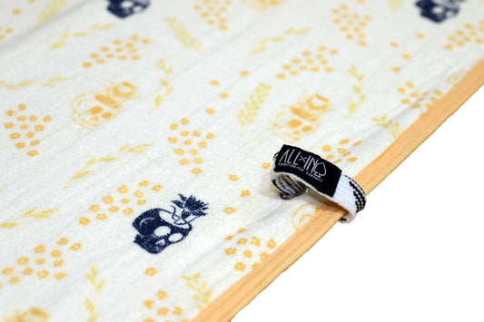 Grande serviette de plage - FLOWSKULL