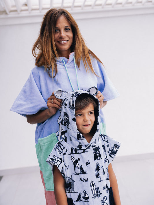 Poncho para niños de 3 a 6 años - Kai
