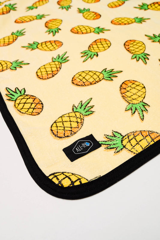 Mini Beach Towel - Pineapple One Size
