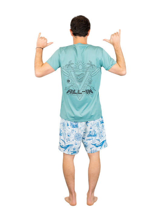 Heren surf T-shirt - Vision