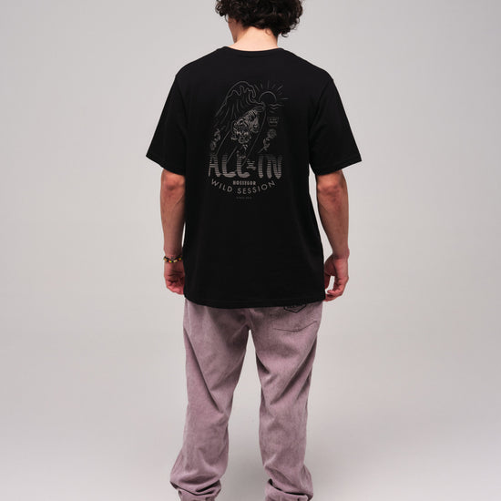 Camiseta orgánica - Tigre Negro L