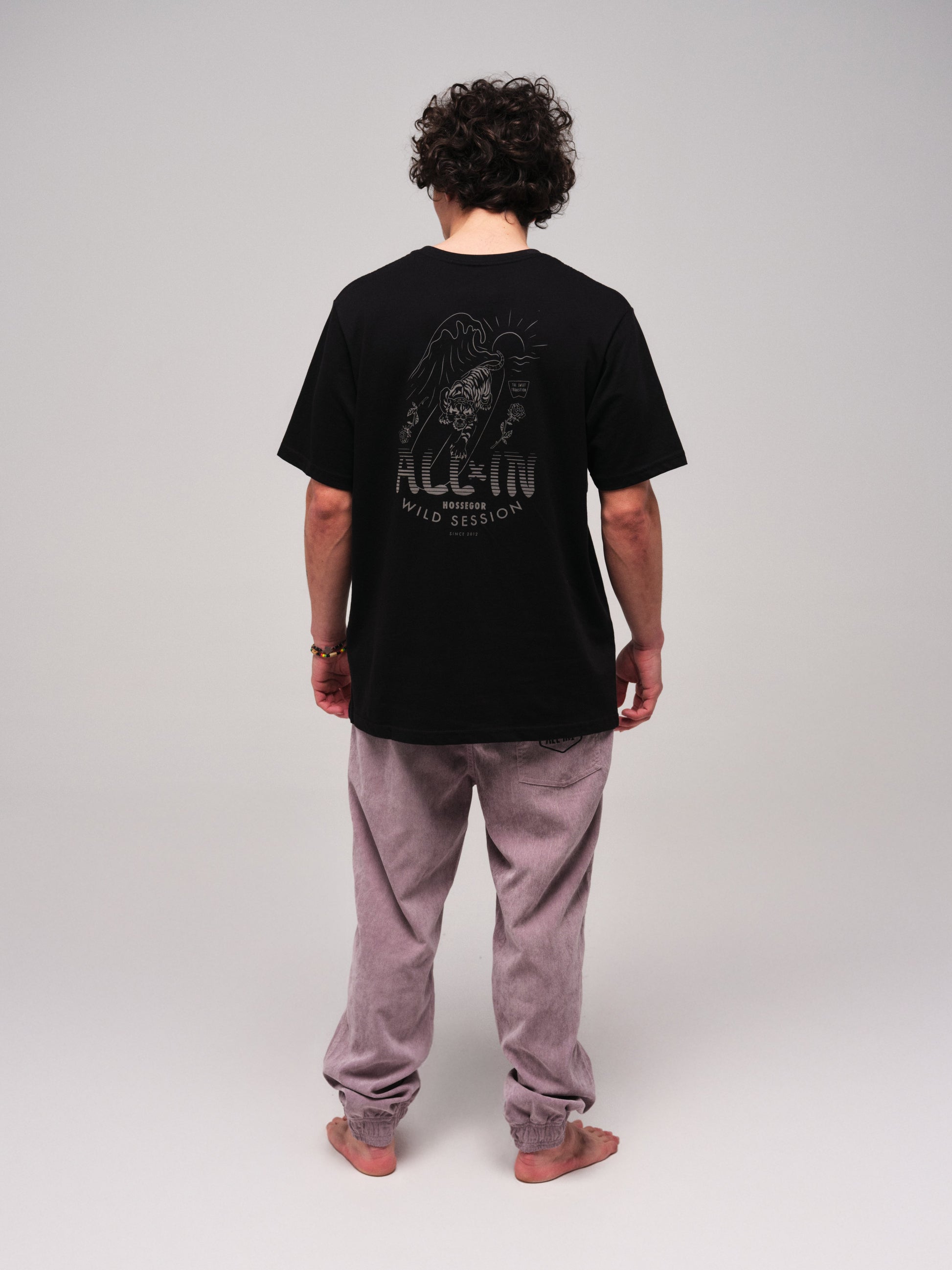 Camiseta orgánica - Tigre Negro L
