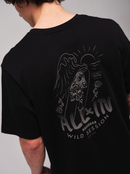Camiseta orgánica - Tigre Negro L