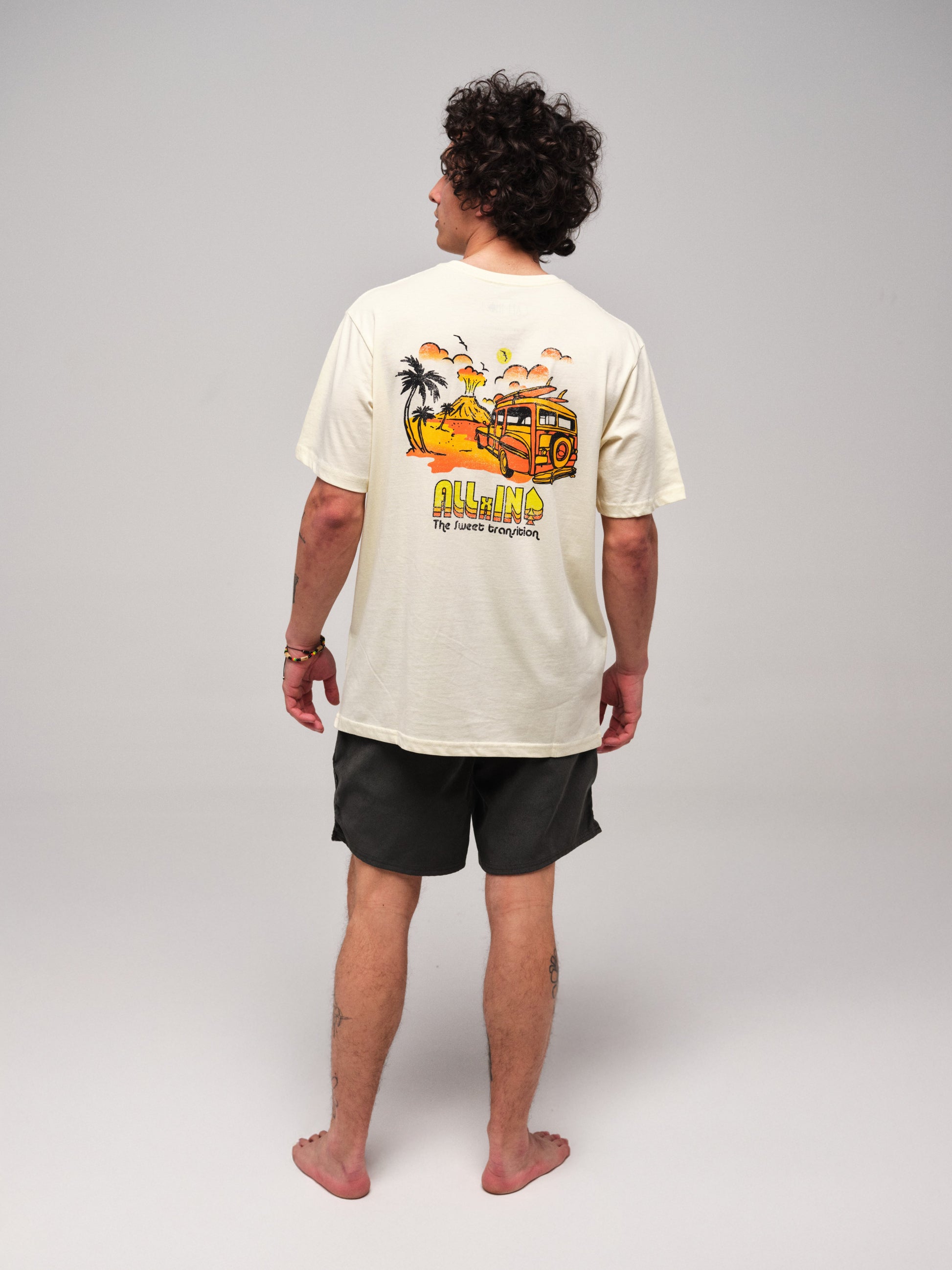 Camiseta Organic - Hoodie Car Ecru L