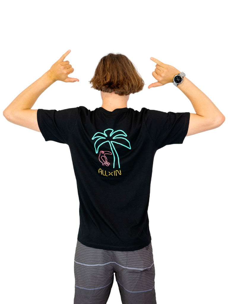 Organic T-Shirt - Neon Black L
