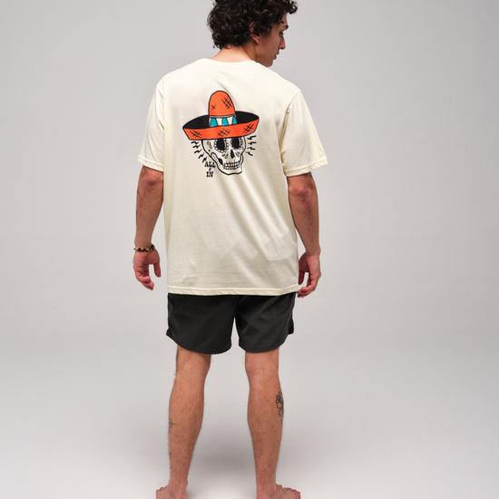Camiseta orgánica - Mexico Skull L