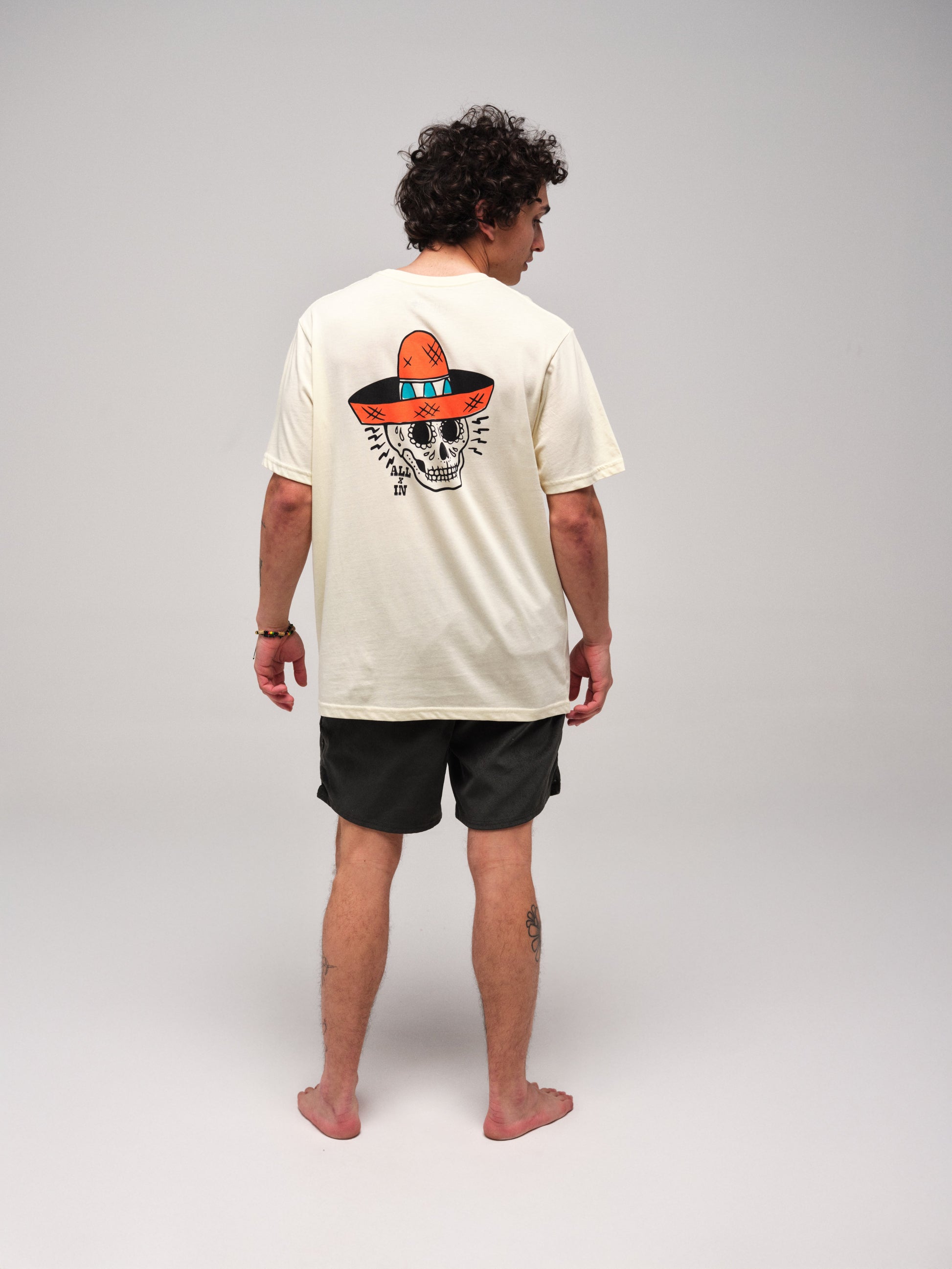 Camiseta orgánica - Mexico Skull L