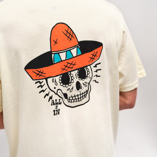 Camiseta orgánica - Mexico Skull L