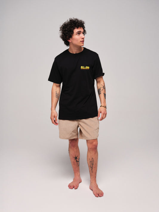 Camiseta Organic - Hoodie Car Negro L