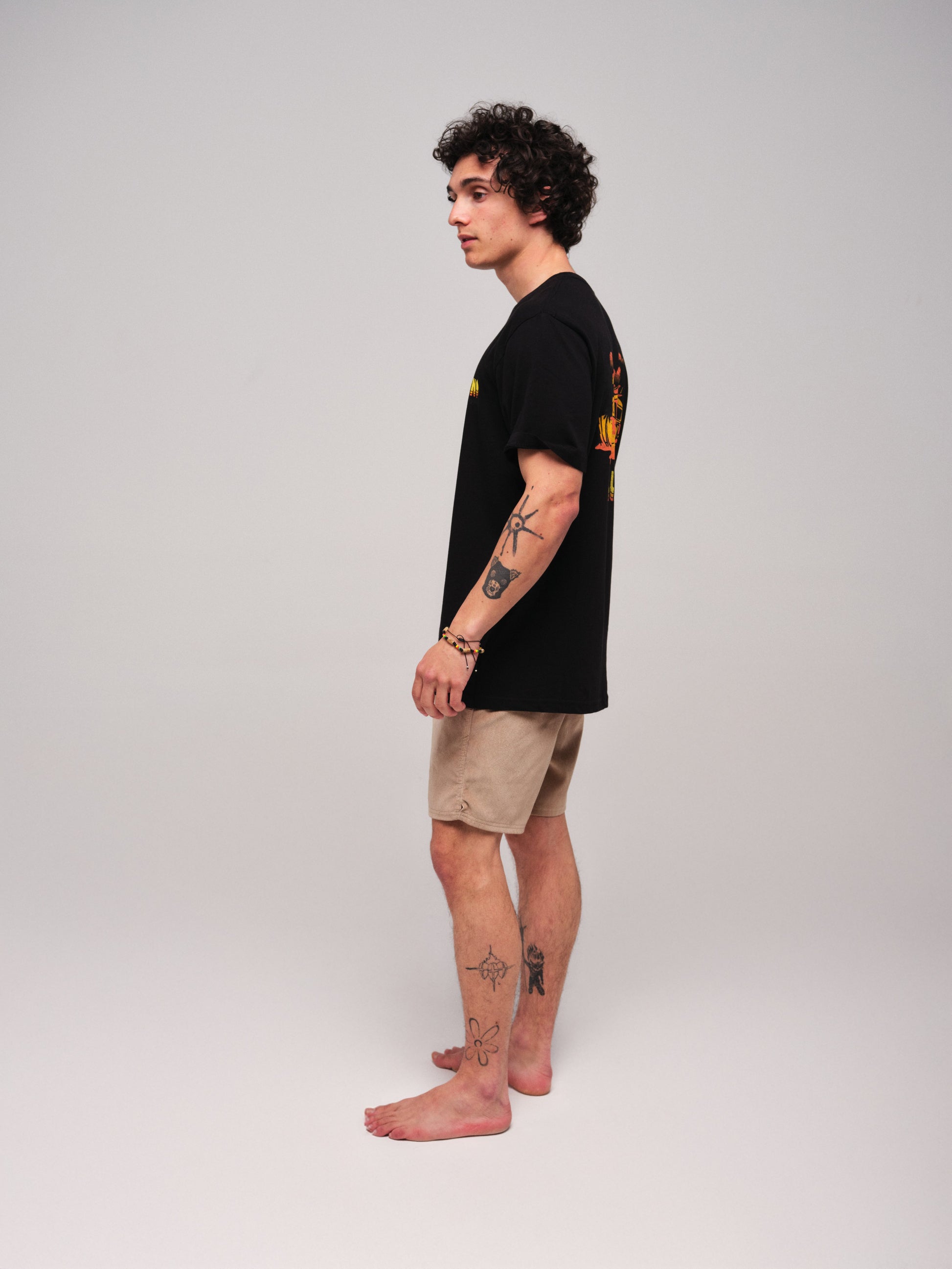 Camiseta Organic - Hoodie Car Negro L
