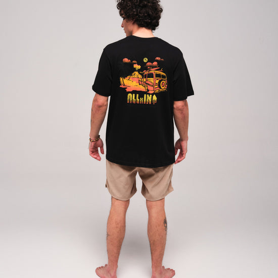 Camiseta Organic - Hoodie Car Negro L