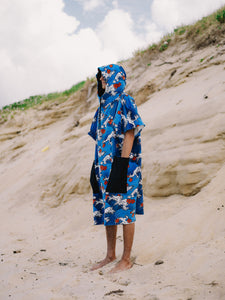 Poncho adulte coupe V - Nippon Wave
