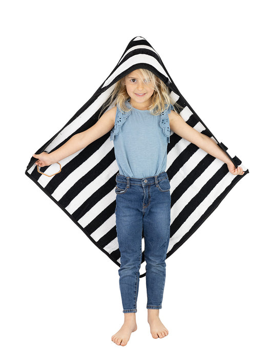 cap towel baby - good vibes black